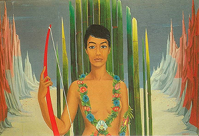 La Diane des tropiques, 1961. par Félix Labisse