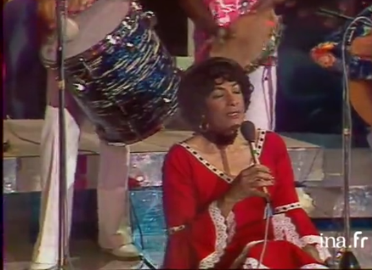 Maria d'Apparecida, Quaquaraquaqua, en direct pour l’émission Musique and music, 1977